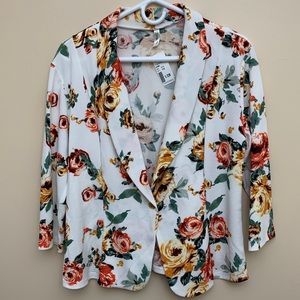 Floral blazer